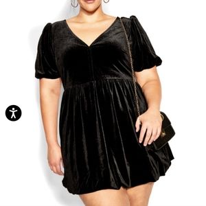 City Chic Velvet Dress